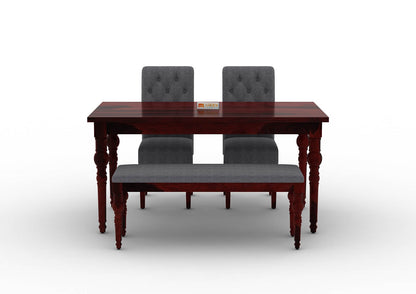 Shivami-4-Seater-Dining-Set-With-Bench-Mahogany-Gray_2