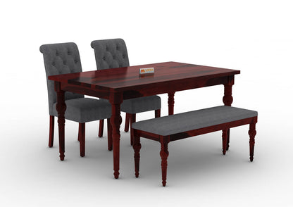 Shivami-4-Seater-Dining-Set-With-Bench-Mahogany-Gray_3