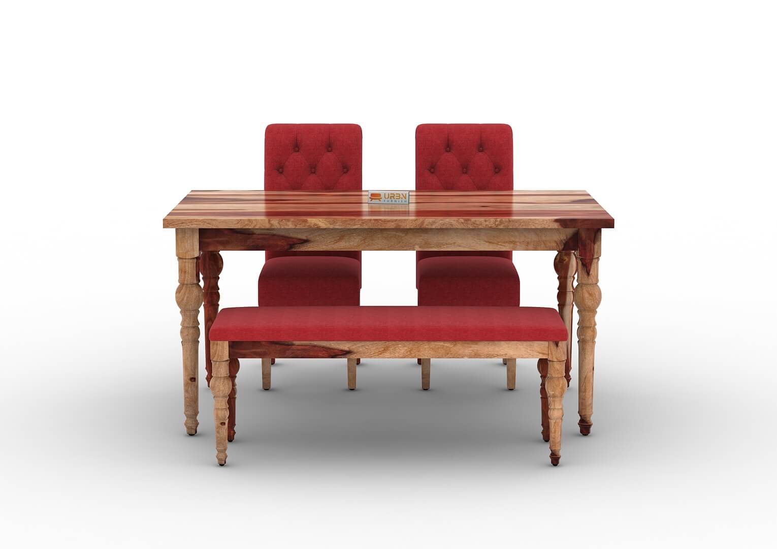 Shivami-4-Seater-Dining-Set-With-Bench-Natural-Red_2