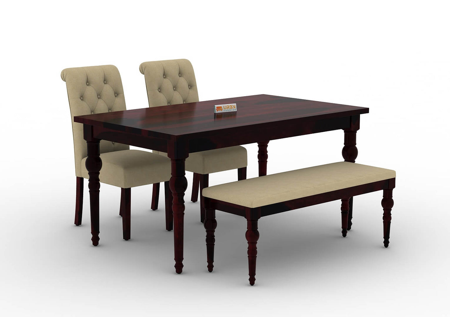 Shivami-4-Seater-Dining-Set-With-Bench-Walnut-Ivory_3