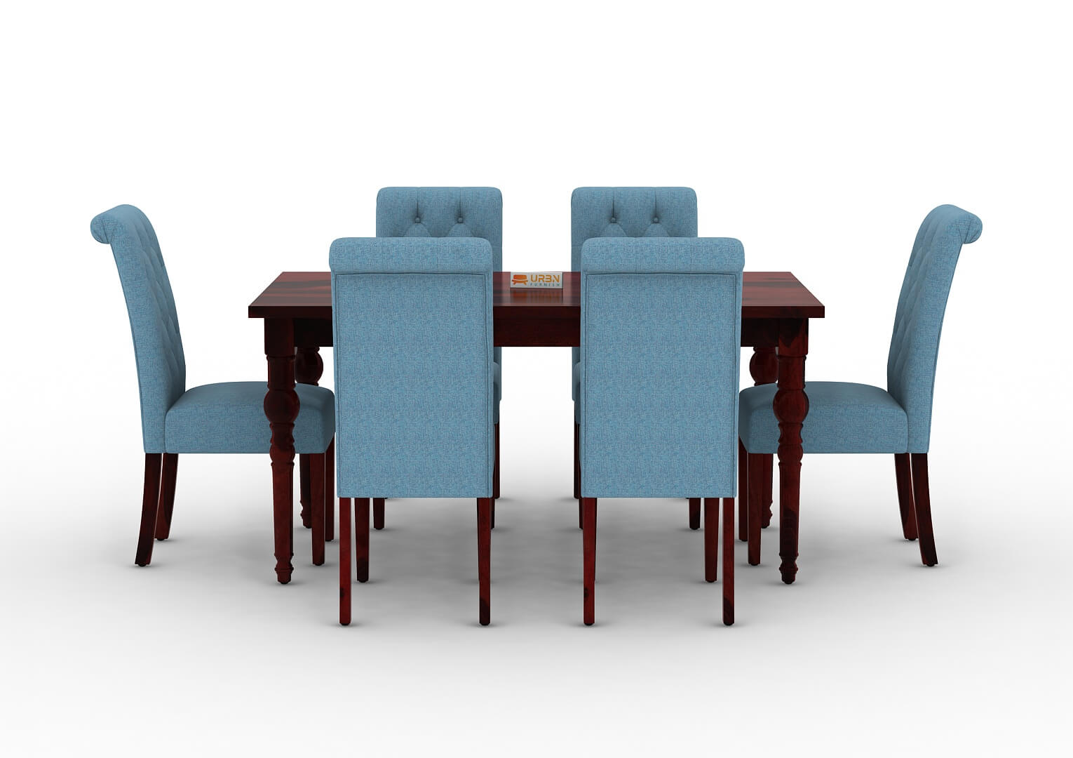 Shivami-6-Seater-Dining-Set-Mahogany-Blue_2