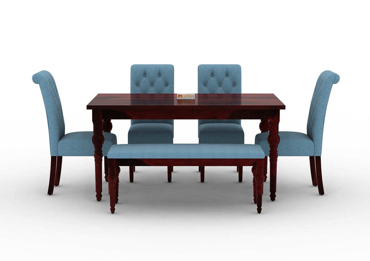 Shivami-6-Seater-Dining-Set-With-Bench-Mahogany-Blue_2