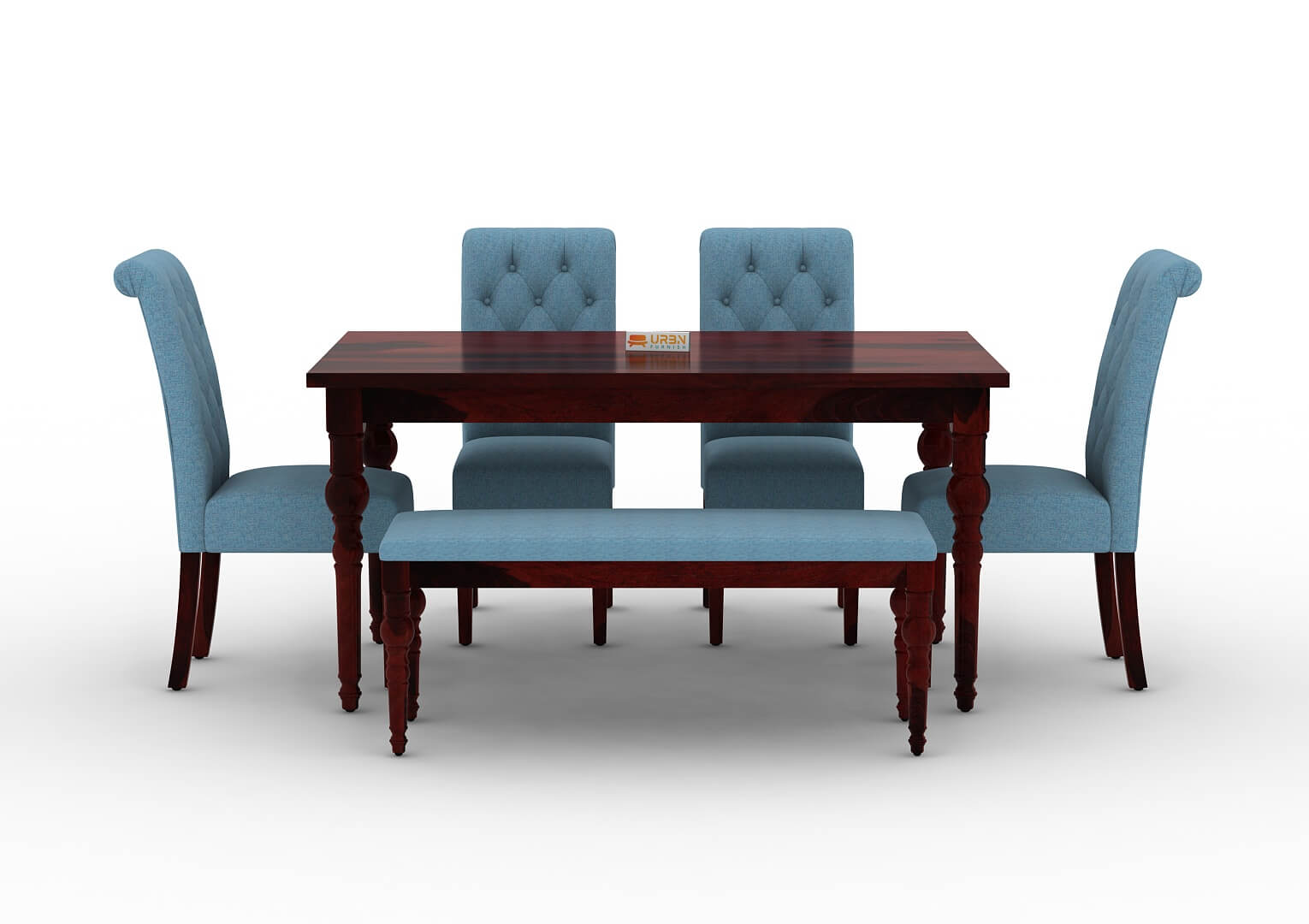 Shivami-6-Seater-Dining-Set-With-Bench-Mahogany-Blue_2