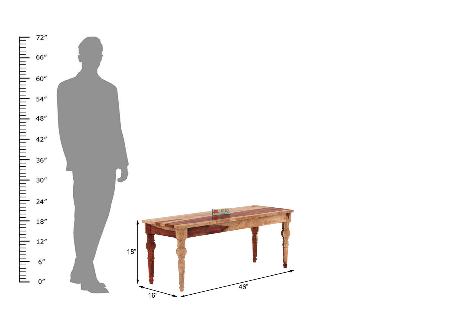 Shivami Bench - Urbnfurnish