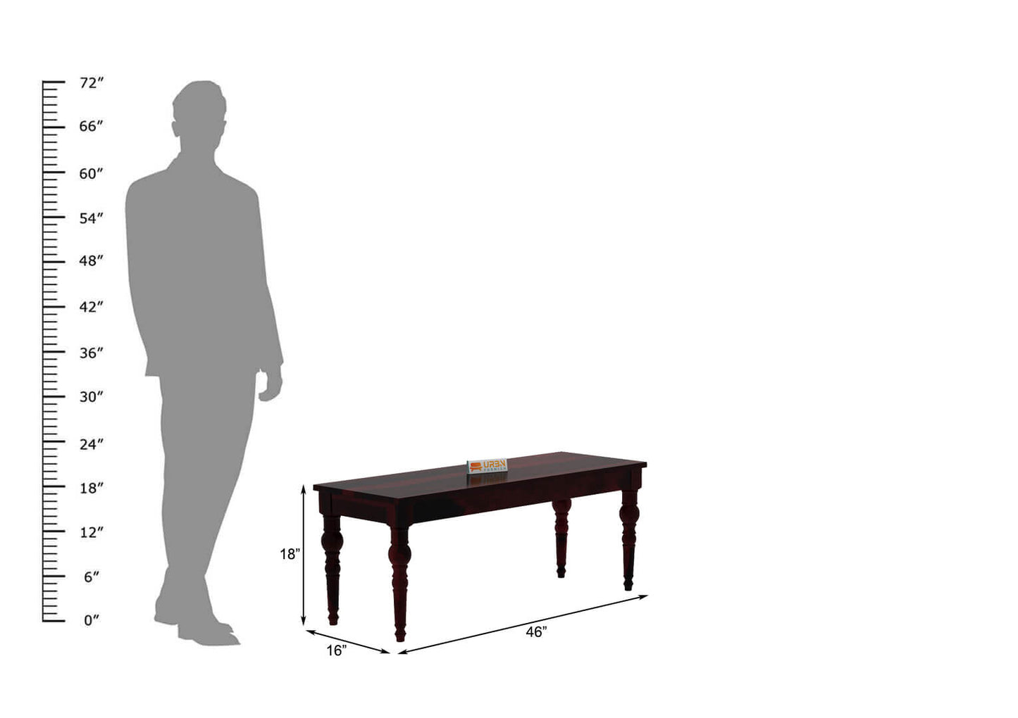 Shivami Bench - Urbnfurnish