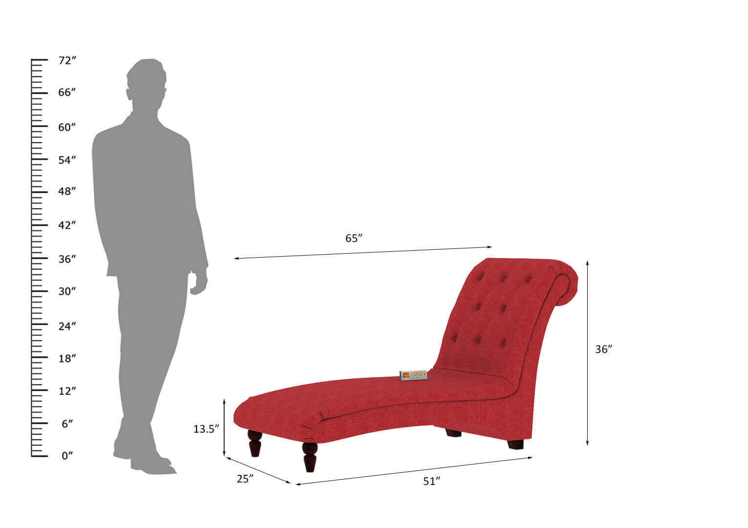 Snowdrop Chaise Lounge - Urbnfurnish