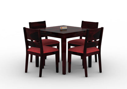 Sovrana-4-Seater-Dining-Set-Walnut-Red_3
