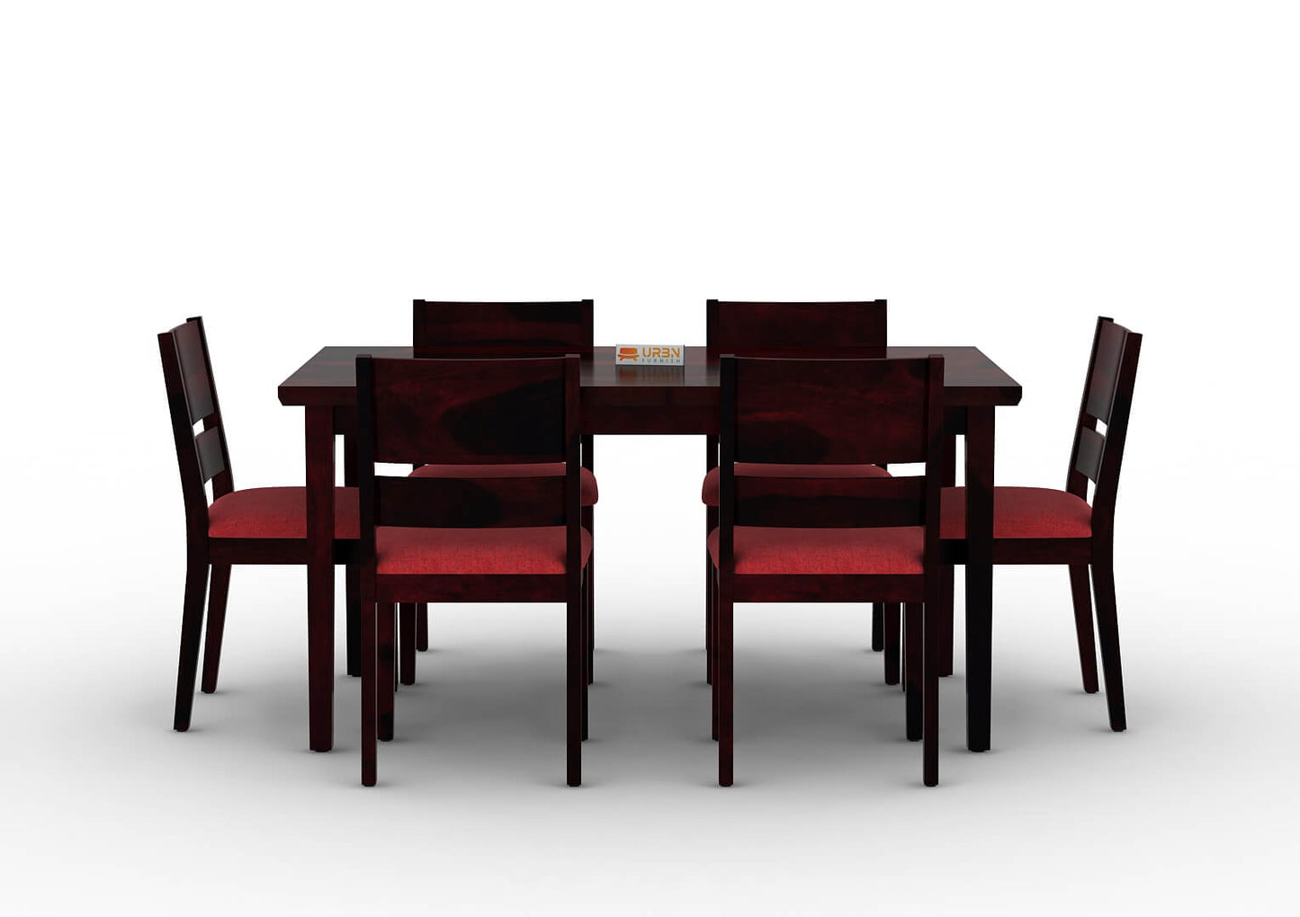 Sovrana-6-Seater-Dining-Set-Walnut-Red_2