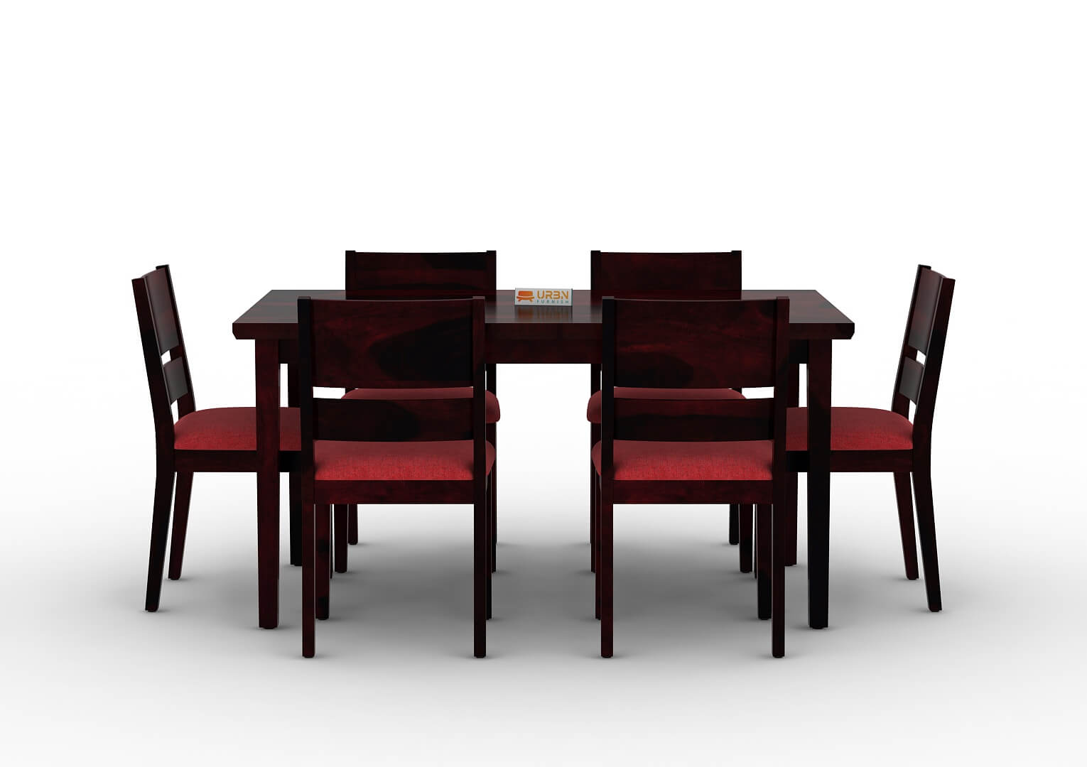 Sovrana-6-Seater-Dining-Set-Walnut-Red_2