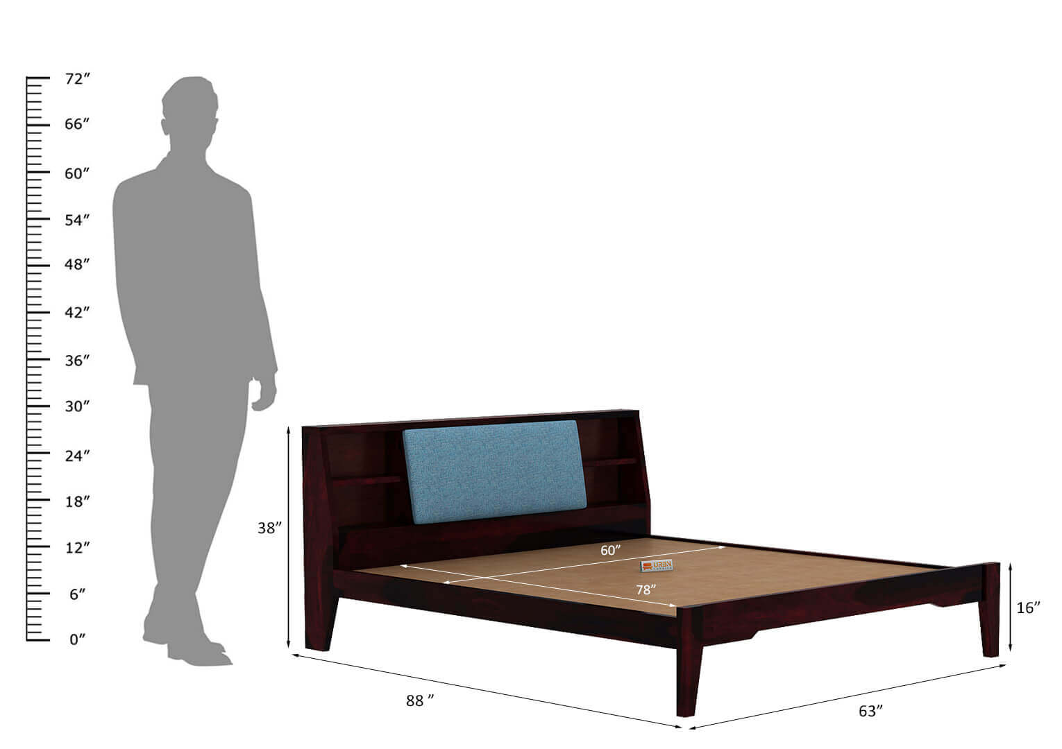 Space-Empress-Bed-Walnut-Blue_8_-Queen-Size
