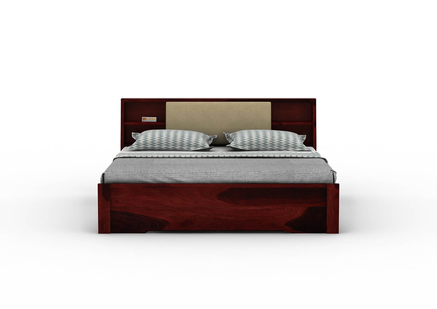 Space-Empress-Bed-With-Drawer-Storage-Mahogany-Ivory_4