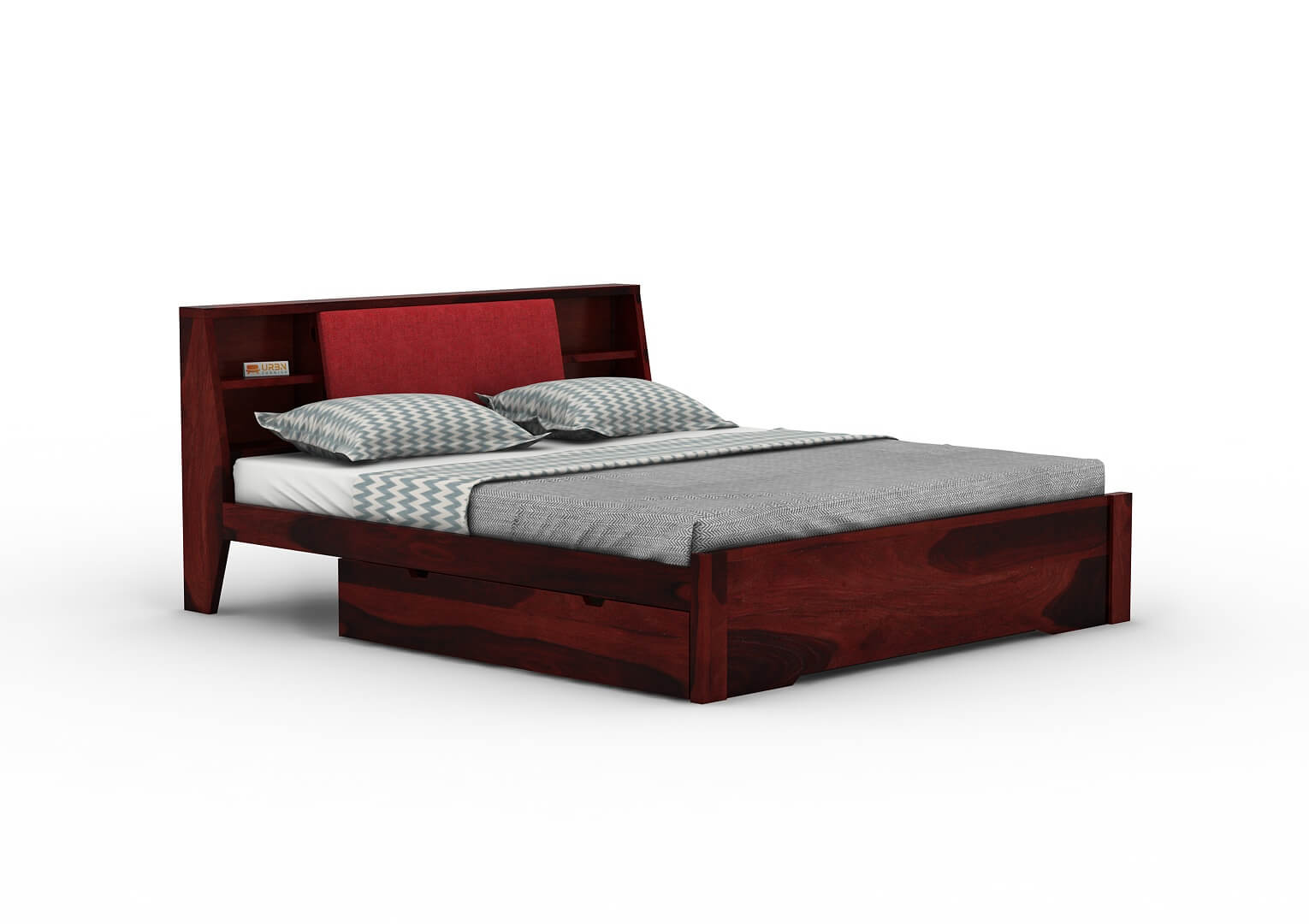 Space-Empress-Bed-With-Drawer-Storage-Mahogany-Red_5