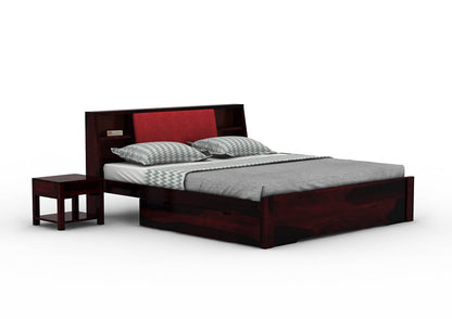 Space-Empress-Bed-With-Drawer-Storage-Walnut-Red_3