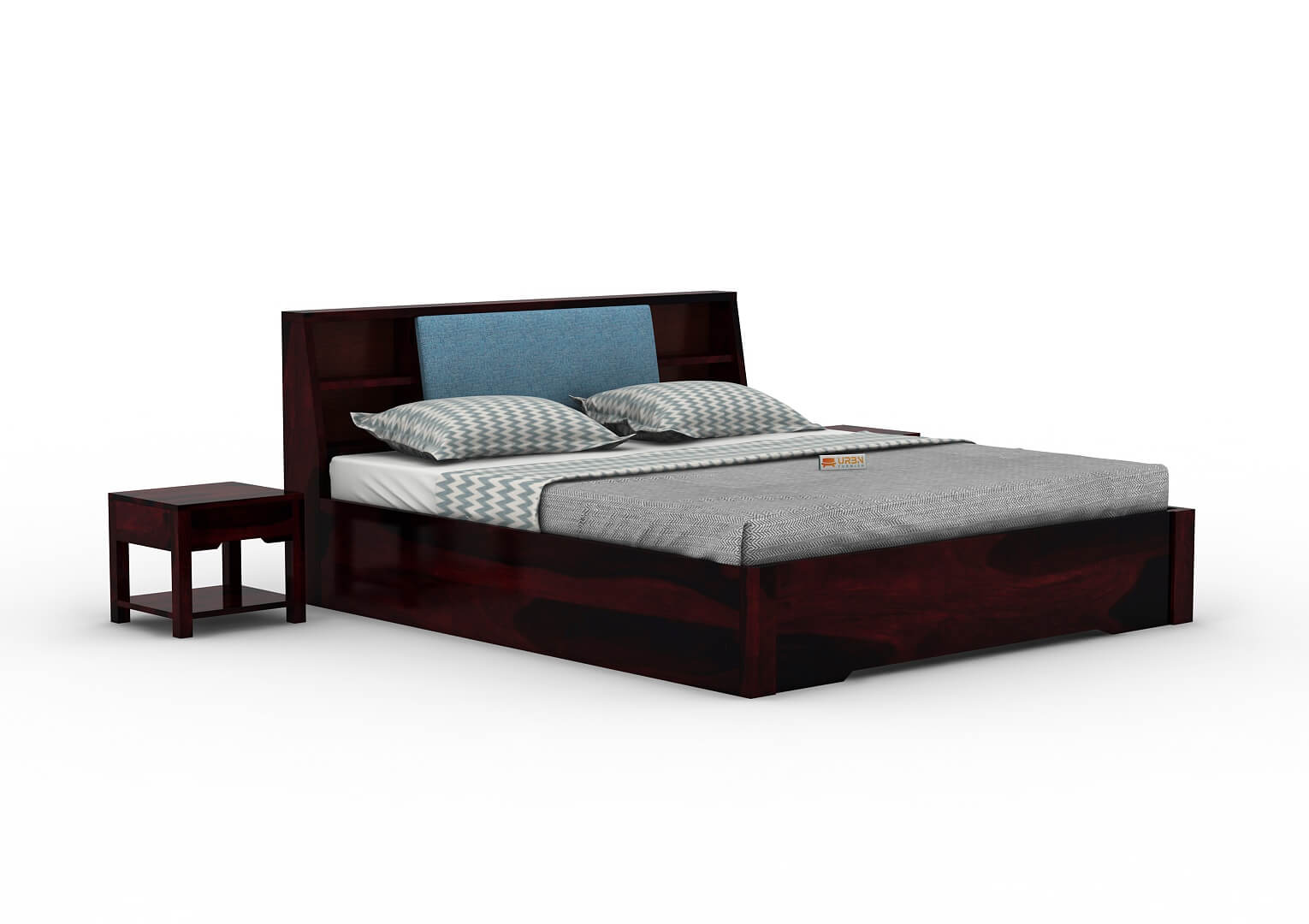 Space-Empress-Hydraulic-Bed-Walnut-Blue_3