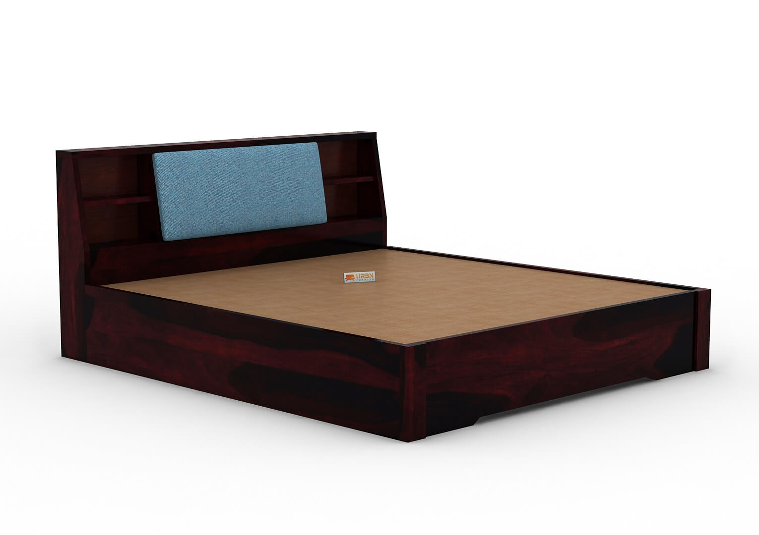 Space-Empress-Hydraulic-Bed-Walnut-Blue_6