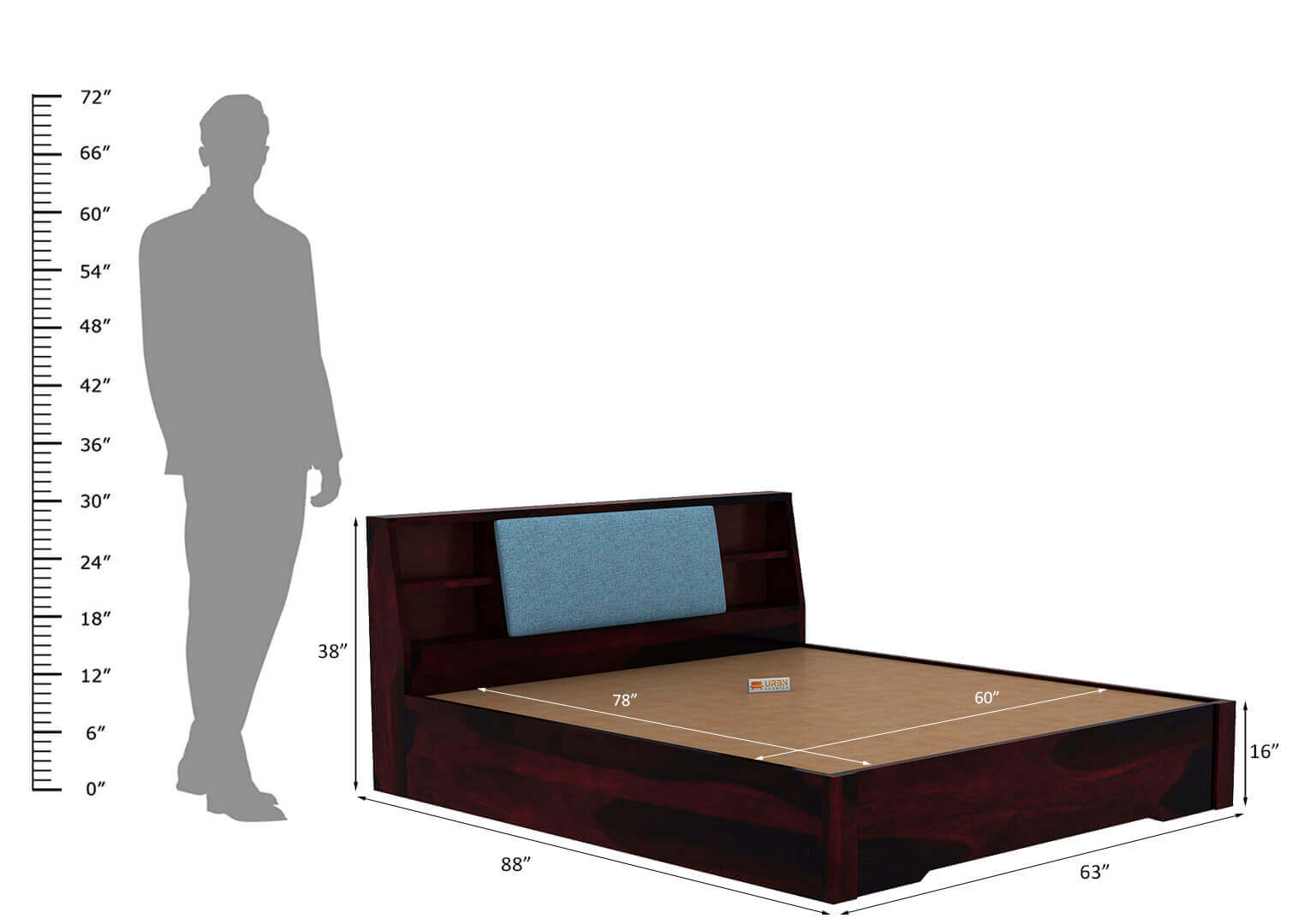 Space-Empress-Hydraulic-Bed-Walnut-Blue_9_-Queen-Size