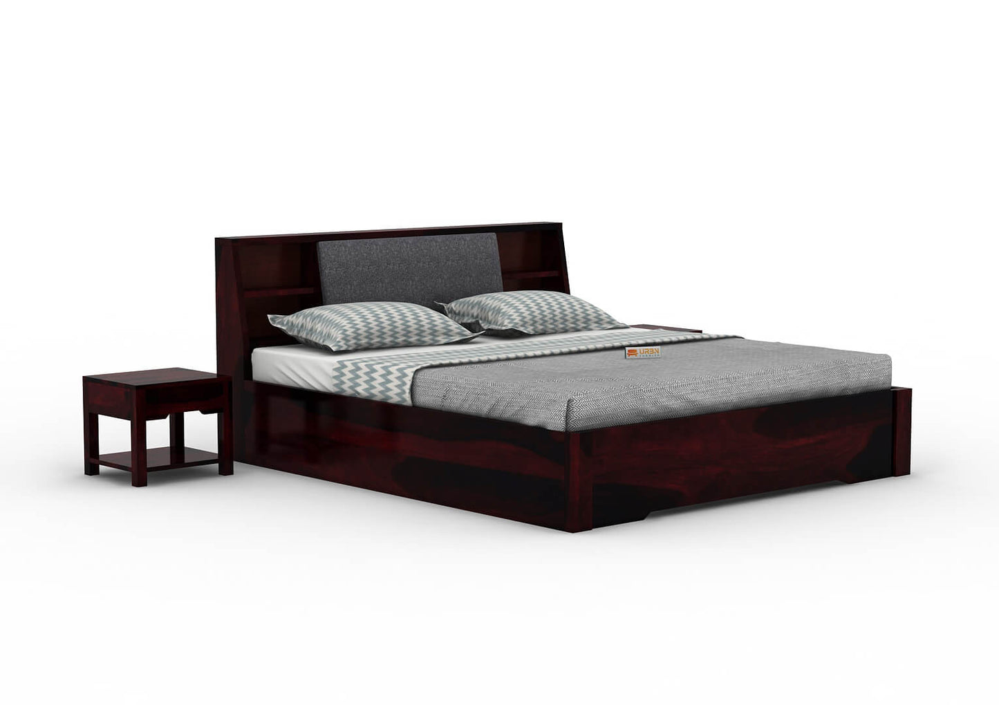 Space-Empress-Hydraulic-Bed-Walnut-Gray_3