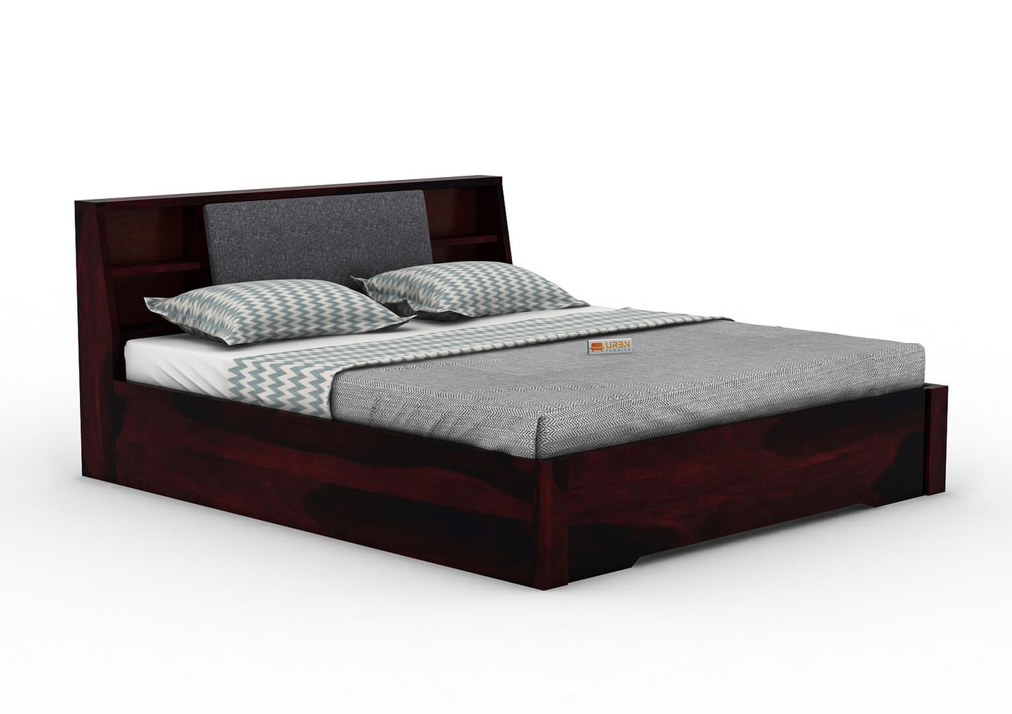Space-Empress-Hydraulic-Bed-Walnut-Gray_5
