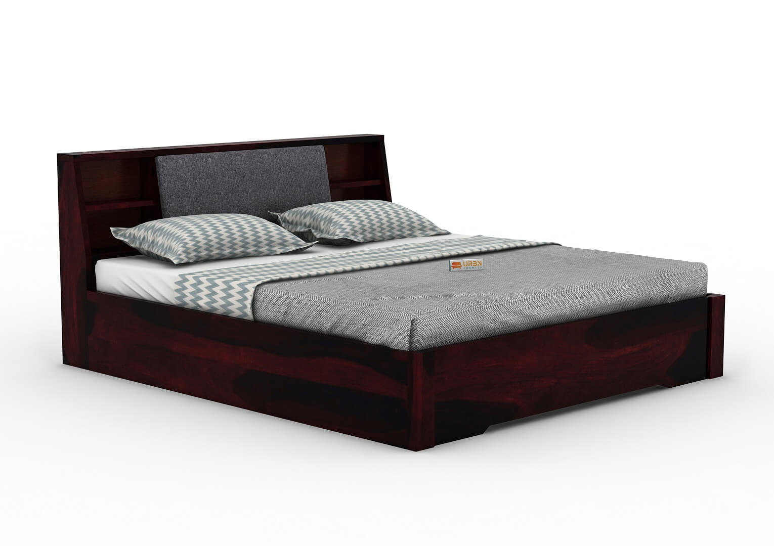 Space-Empress-Hydraulic-Bed-Walnut-Gray_5