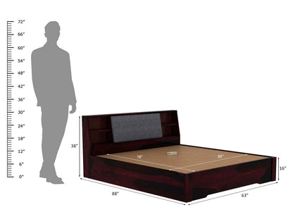 Space-Empress-Hydraulic-Bed-Walnut-Gray_9_-Queen-Size