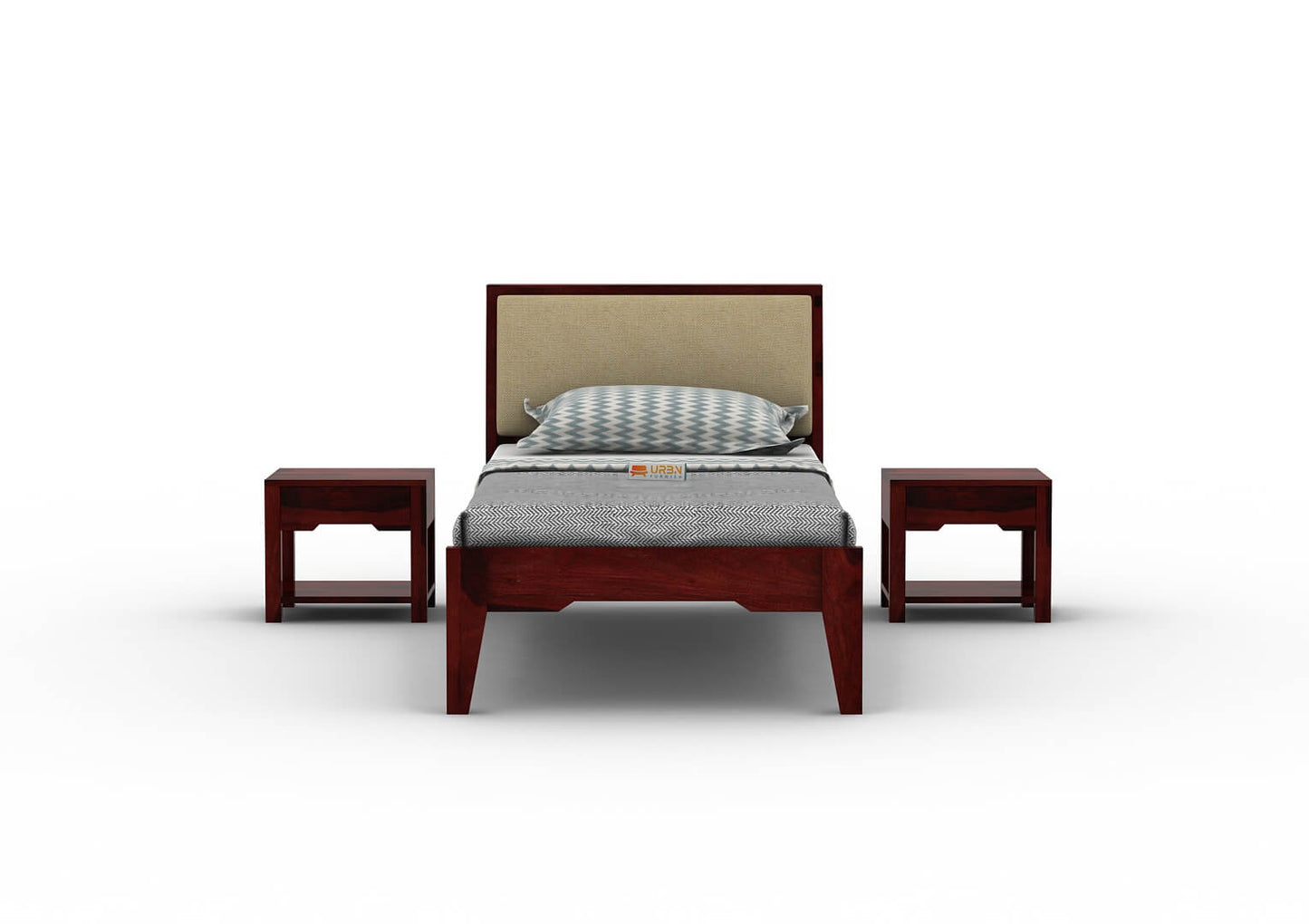Space-Empress-Single-Bed-Mahogany-Ivory_2