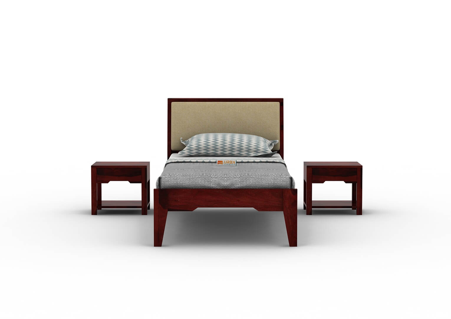 Space-Empress-Single-Bed-Mahogany-Ivory_2