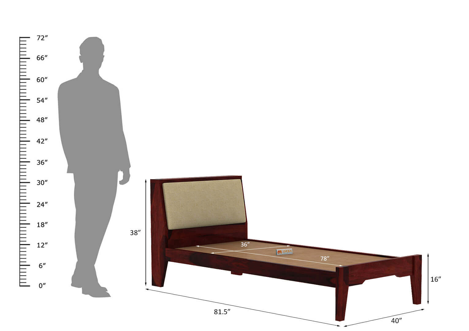 Space-Empress-Single-Bed-Mahogany-Ivory_8
