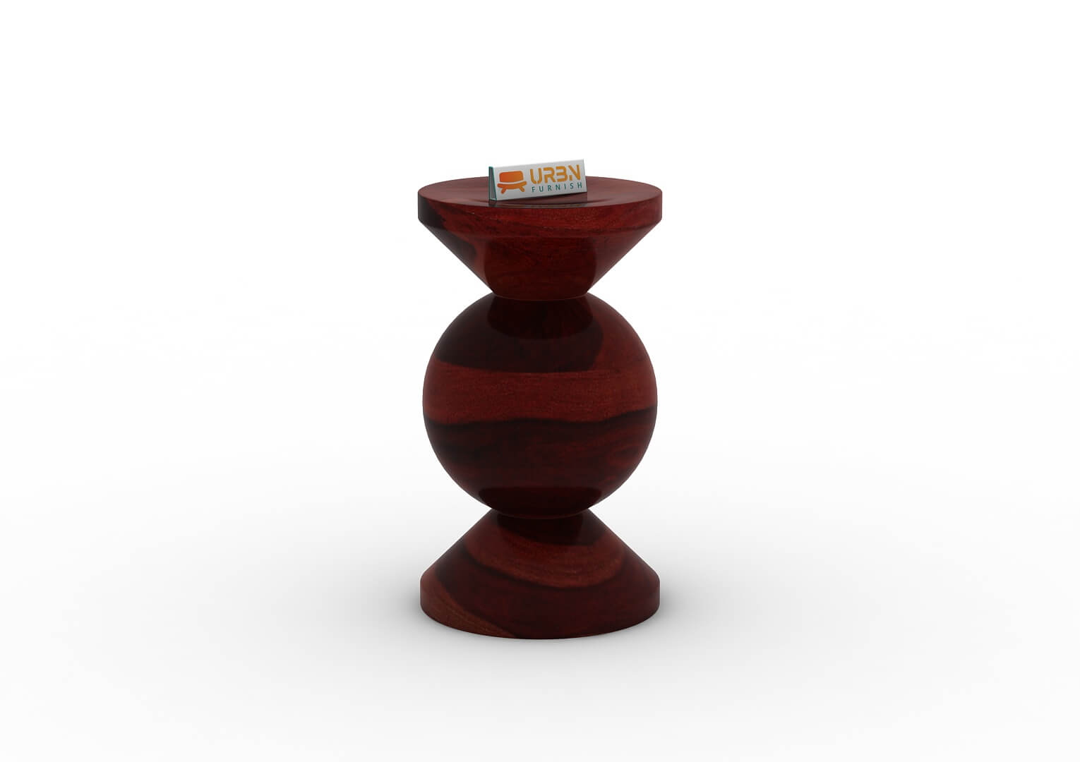 Spheros-Round-End-Side-Table-Mahogany_3