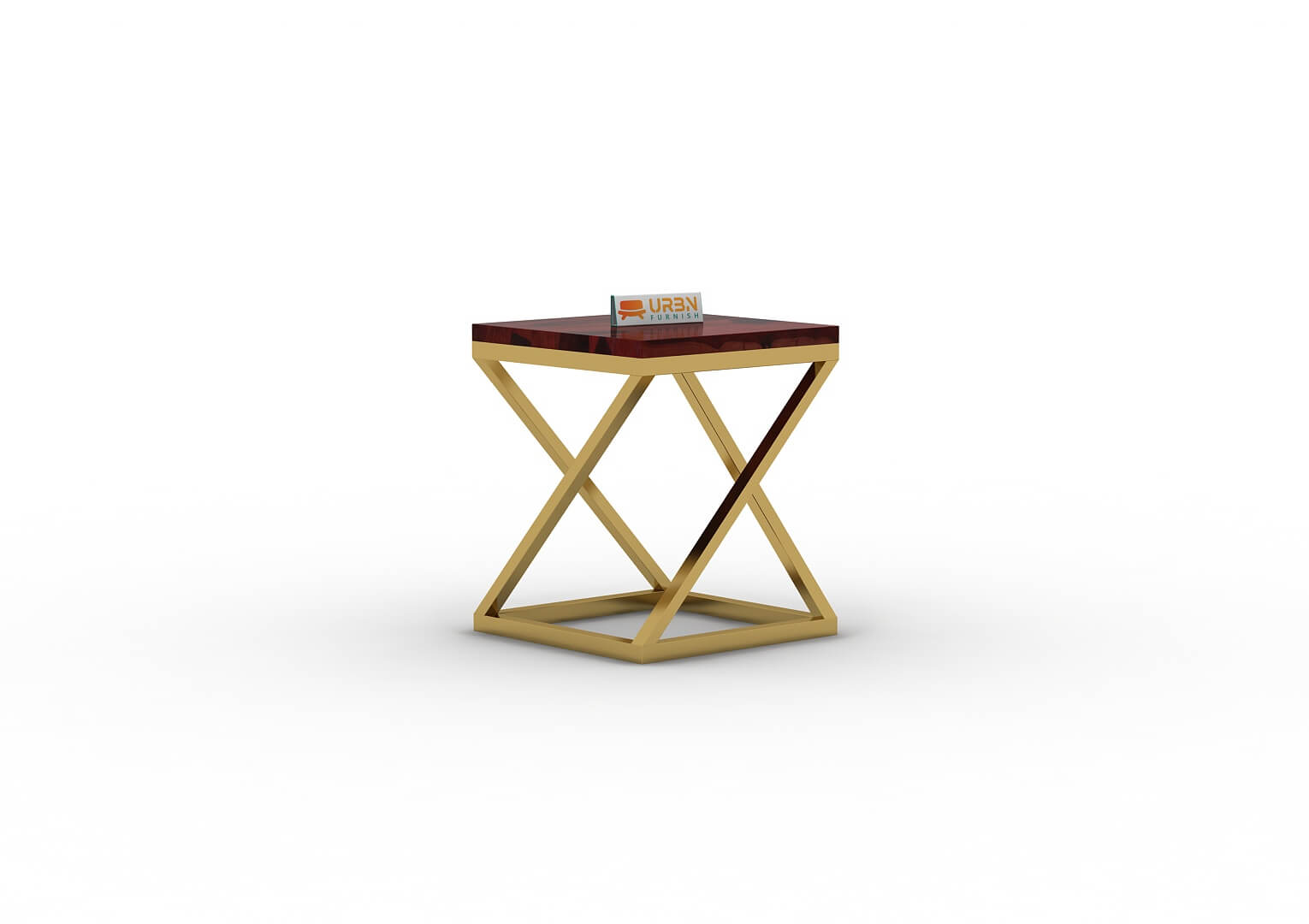 Sreha Wooden Top Stool - Urbnfurnish