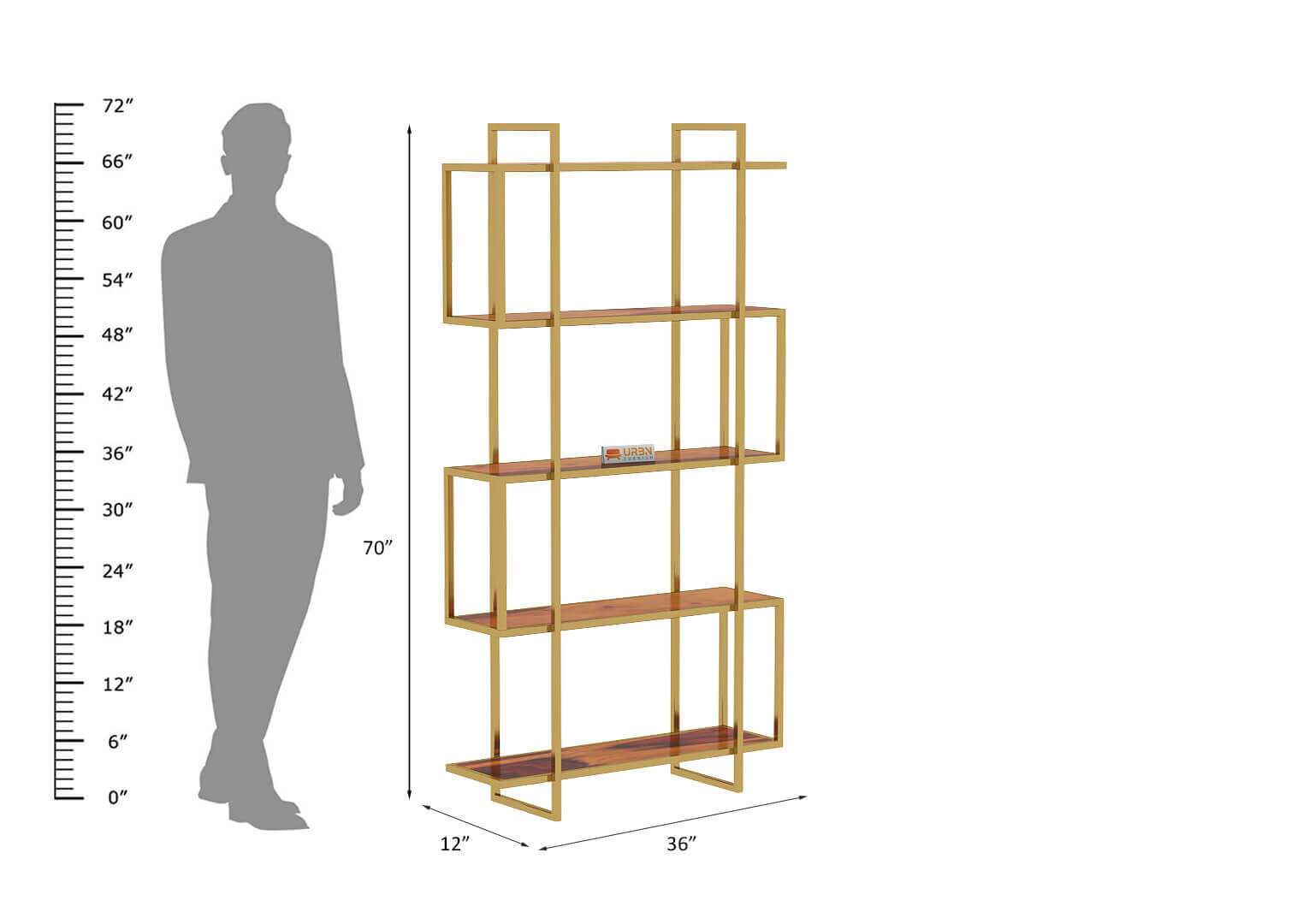 Stalwart Display Unit - Urbnfurnish