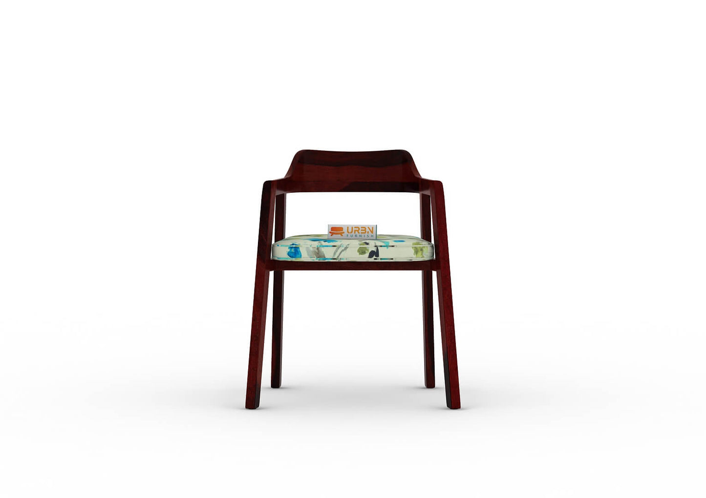 Stylenush Arm Chair With Cushion Seat (Printed Fabric) - Urbnfurnish