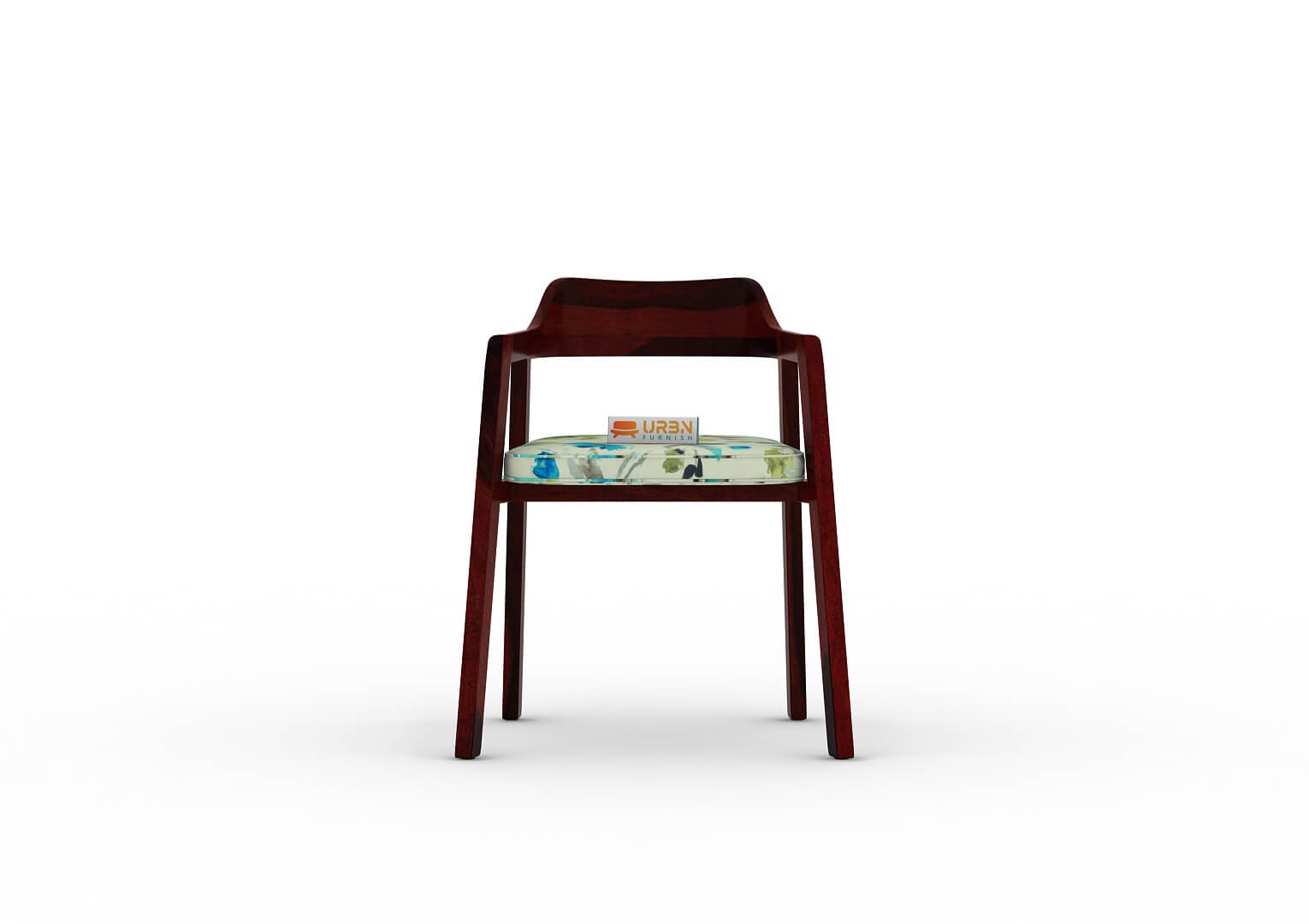 Stylenush Arm Chair With Cushion Seat (Printed Fabric) - Urbnfurnish