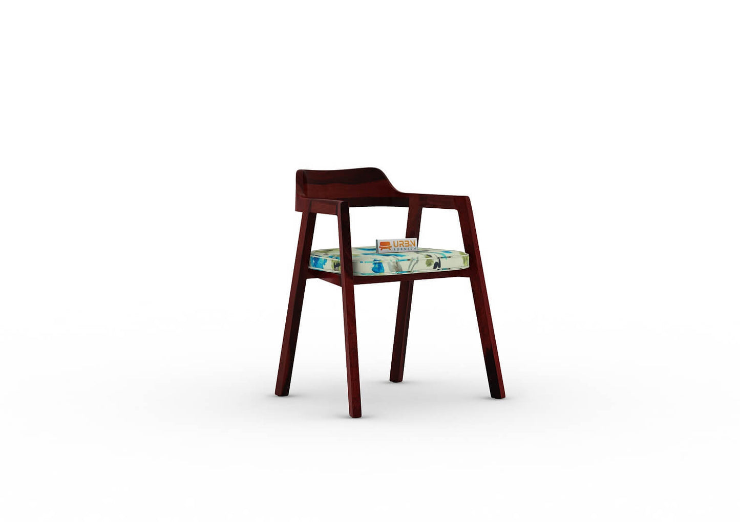Stylenush Arm Chair With Cushion Seat (Printed Fabric) - Urbnfurnish
