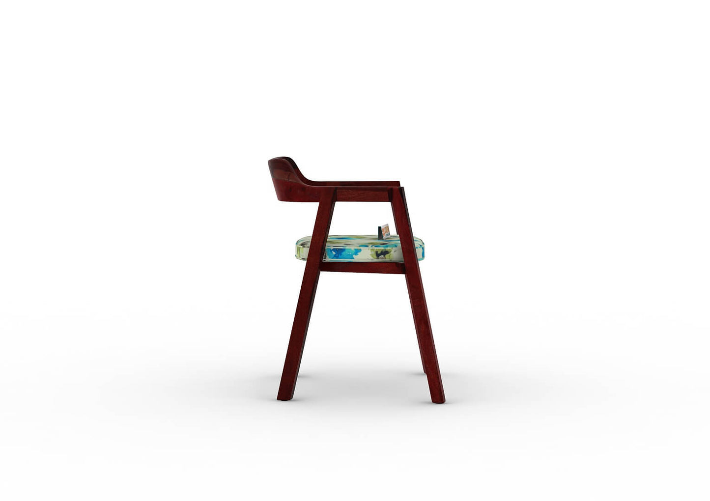 Stylenush Arm Chair With Cushion Seat (Printed Fabric) - Urbnfurnish