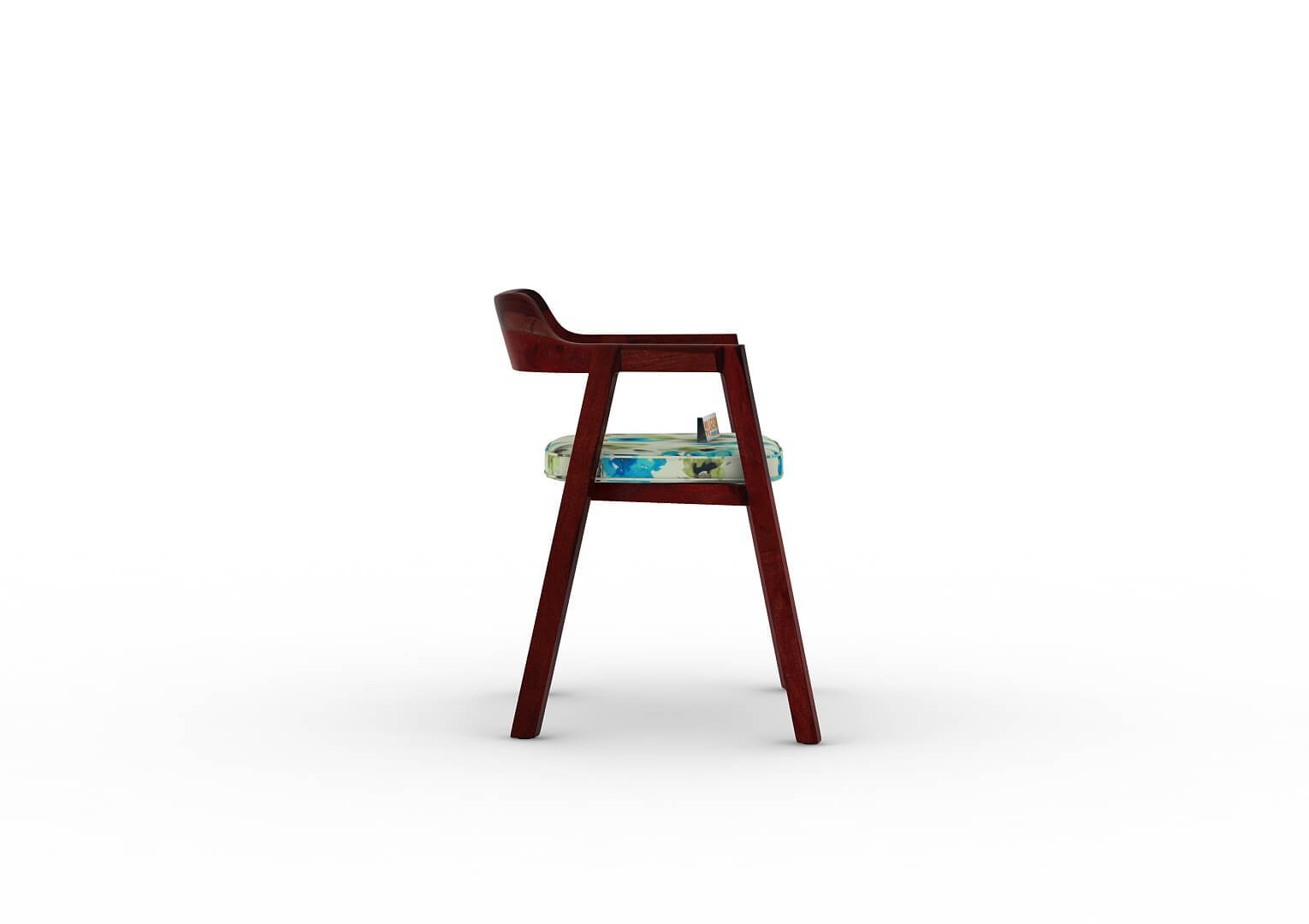 Stylenush Arm Chair With Cushion Seat (Printed Fabric) - Urbnfurnish