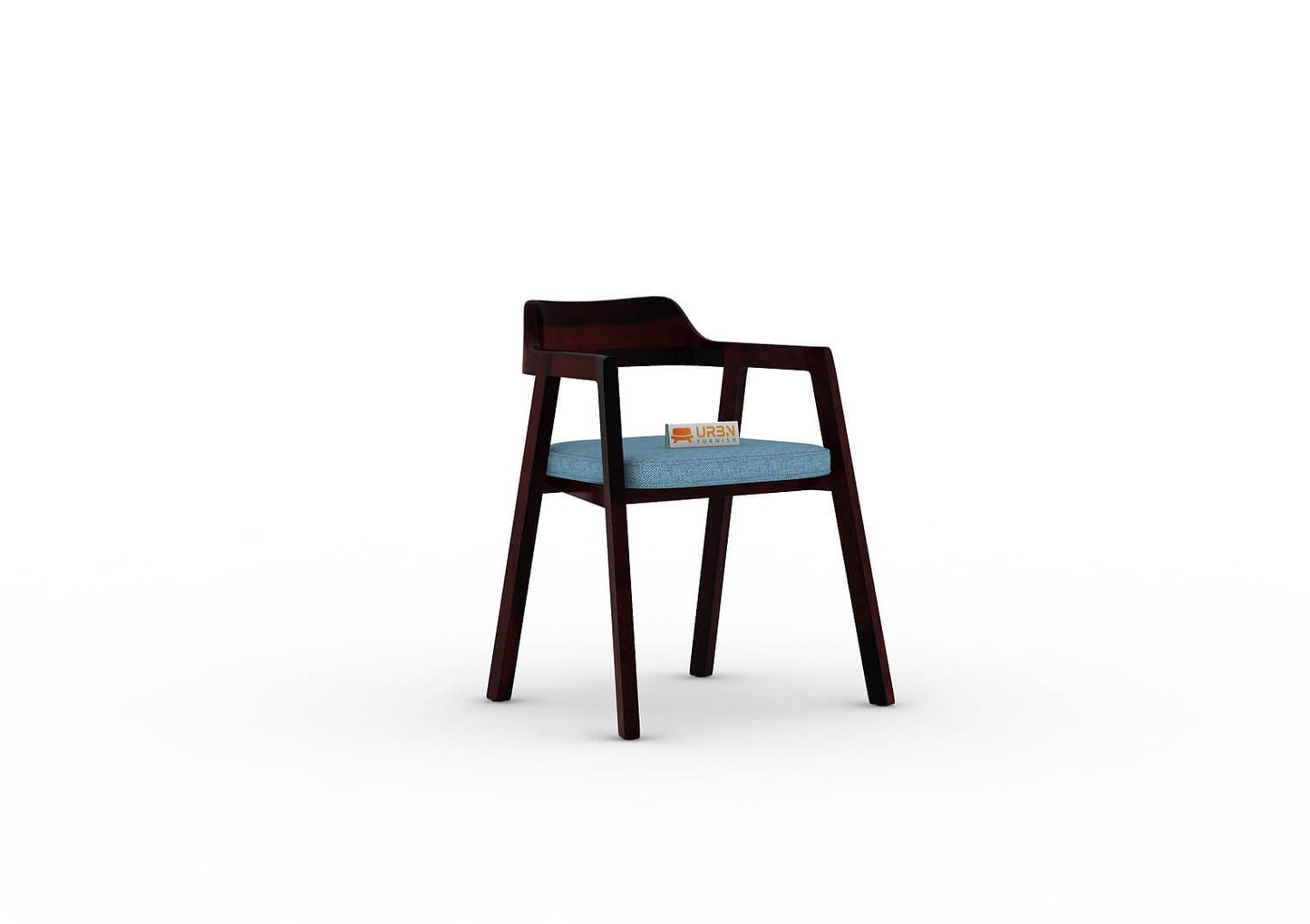 Stylenush-Arm-Chair-With-Cushion-Seat-Walnut-Blue_3