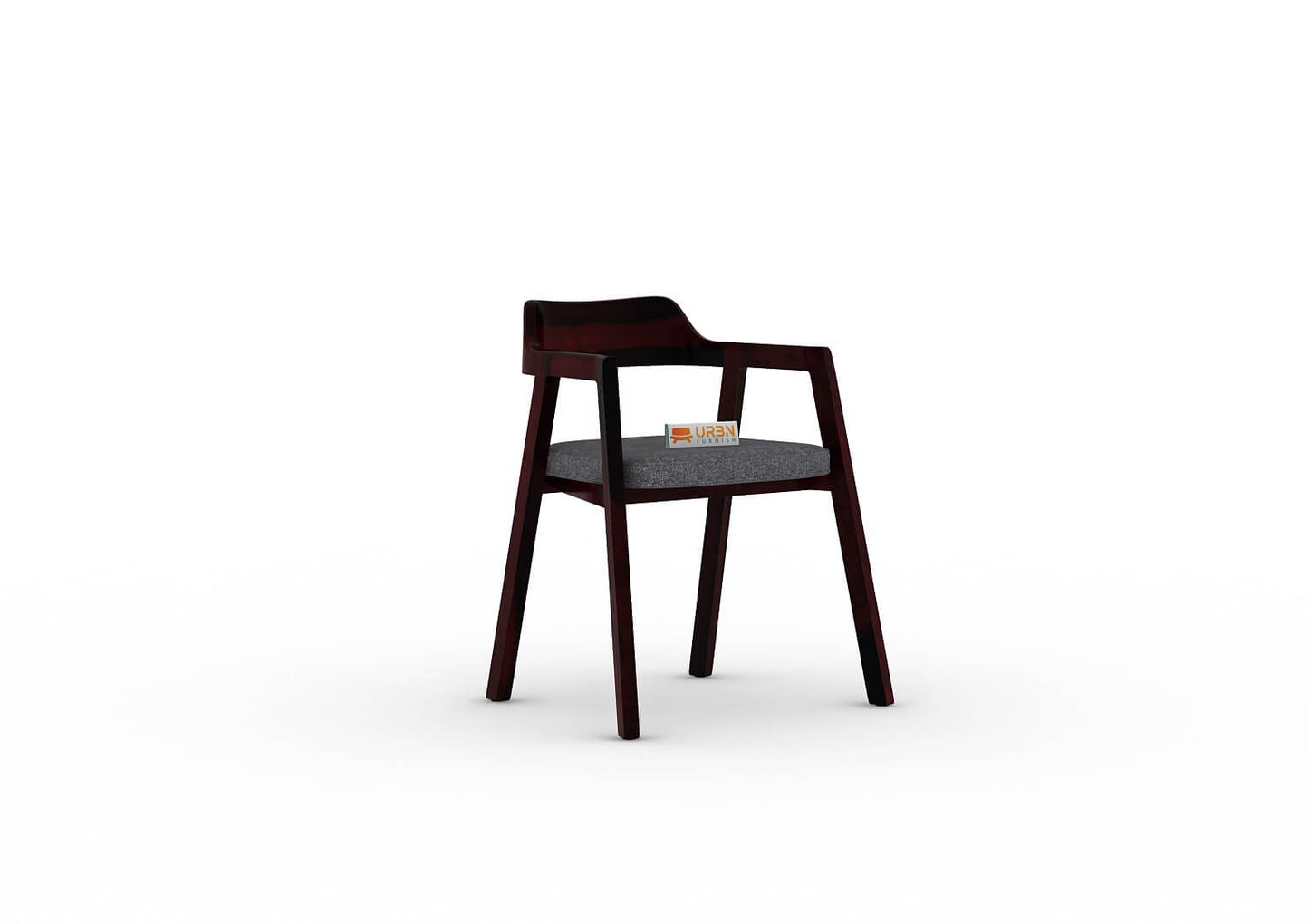 Stylenush-Arm-Chair-With-Cushion-Seat-Walnut-Gray_3