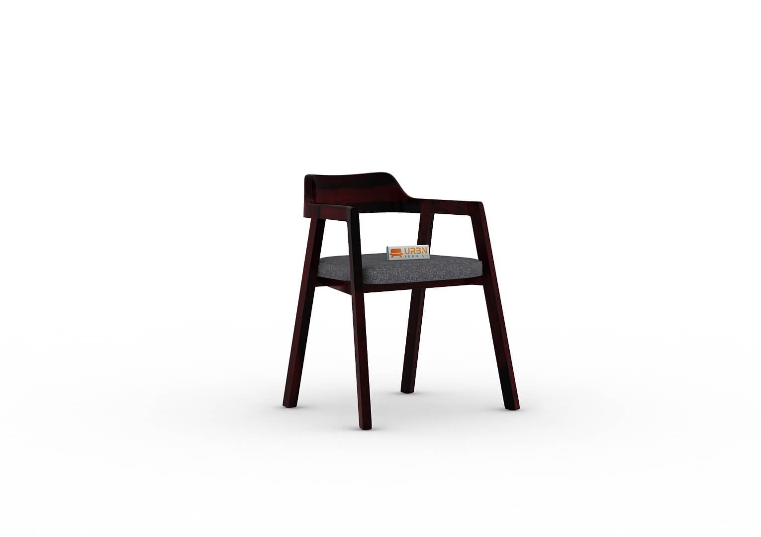 Stylenush-Arm-Chair-With-Cushion-Seat-Walnut-Gray_3