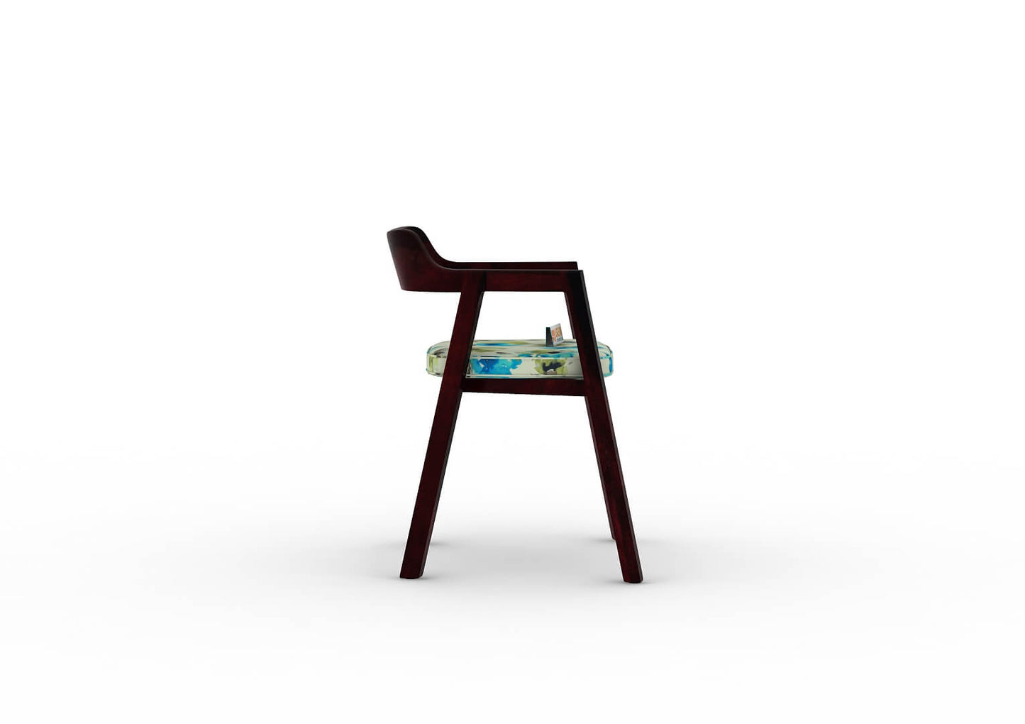 Stylenush Arm Chair With Cushion Seat (Printed Fabric) - Urbnfurnish