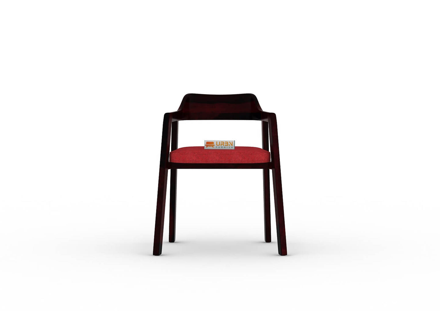 Stylenush-Arm-Chair-With-Cushion-Seat-Walnut-Red_2
