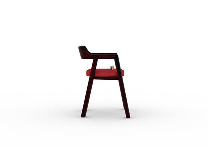 Stylenush-Arm-Chair-With-Cushion-Seat-Walnut-Red_4