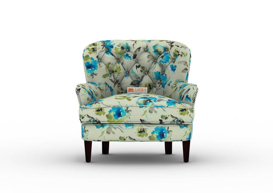 Syial Lounge Chair (Printed Fabric) - Urbnfurnish