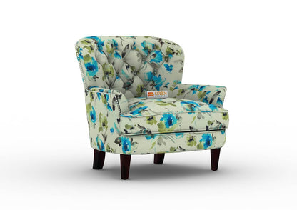 Syial Lounge Chair (Printed Fabric) - Urbnfurnish
