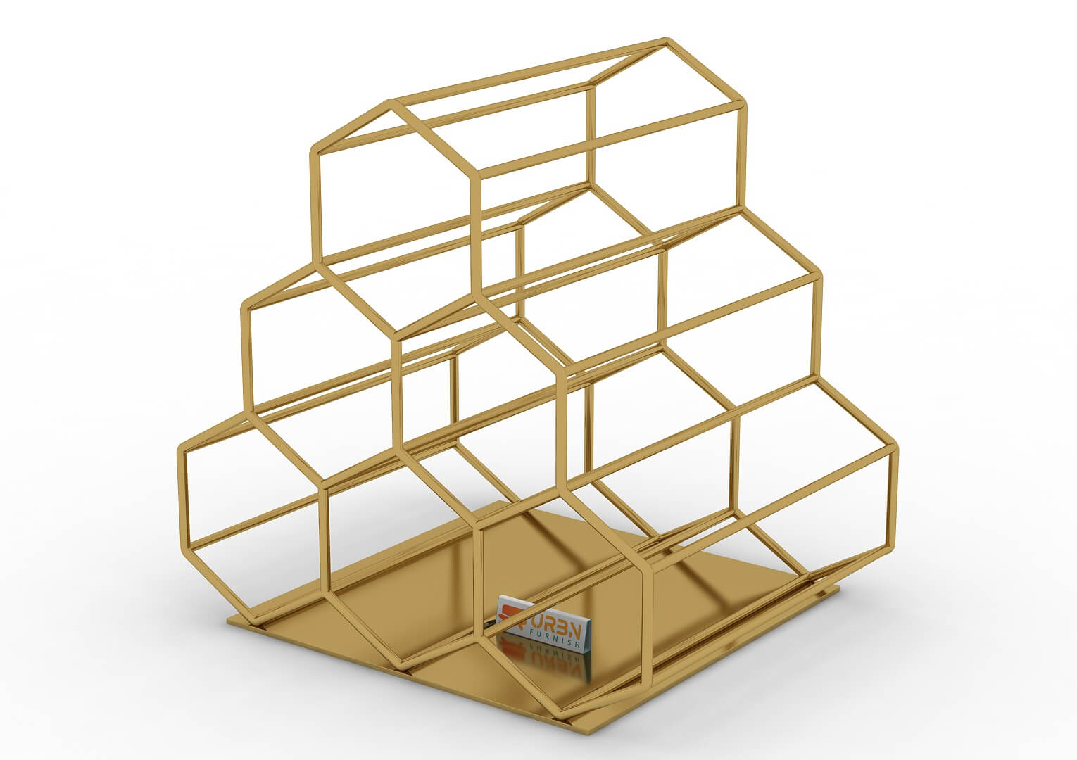 Trivi-Metal-Wine-Rack-Golden_4