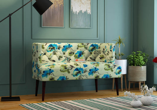 Turtledove Love Seat (Printed Fabric) - Urbnfurnish