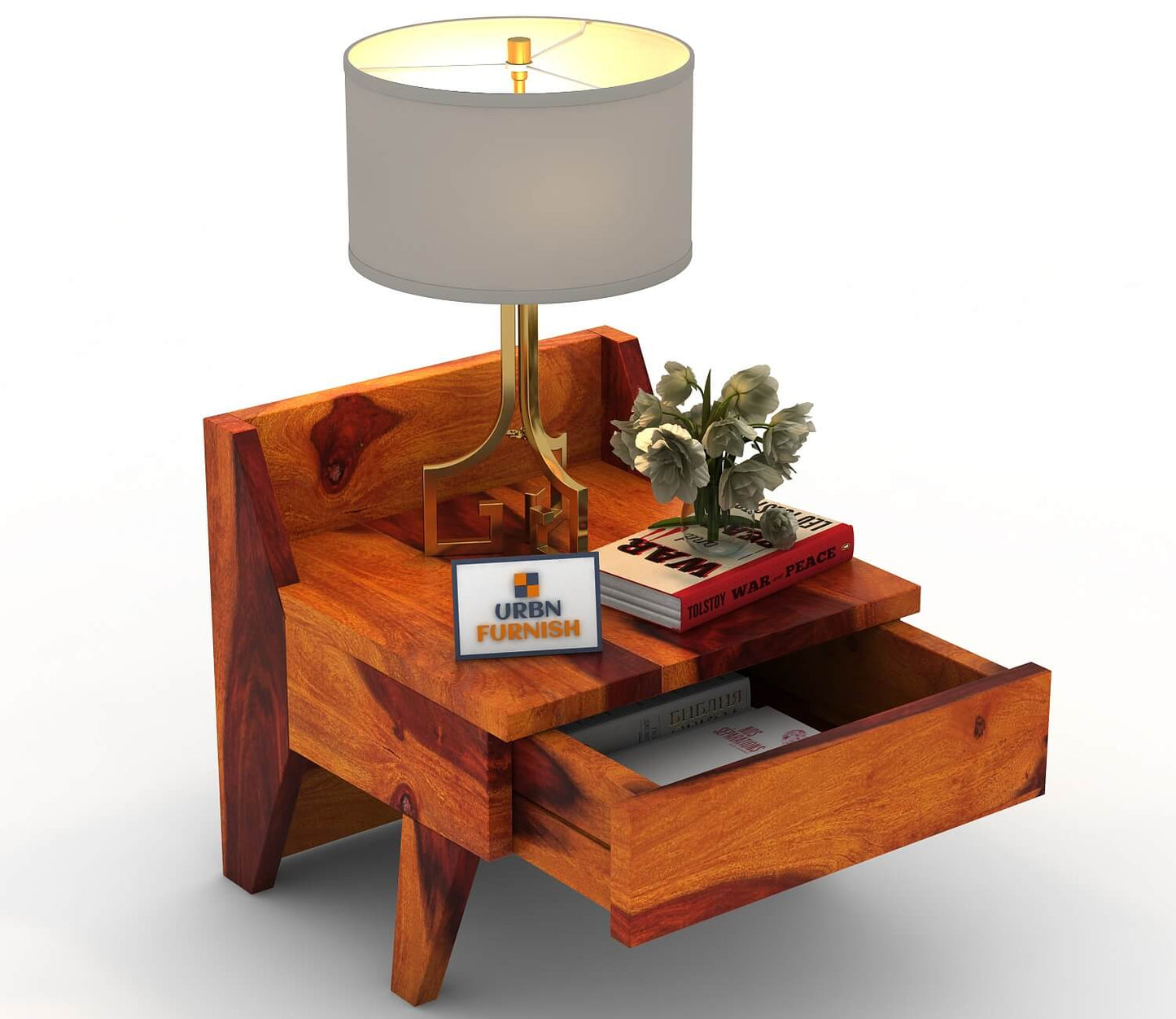 Douceur Bedside Table for Modern Bedroom Decor and Storage Solutions - Urbnfurnish