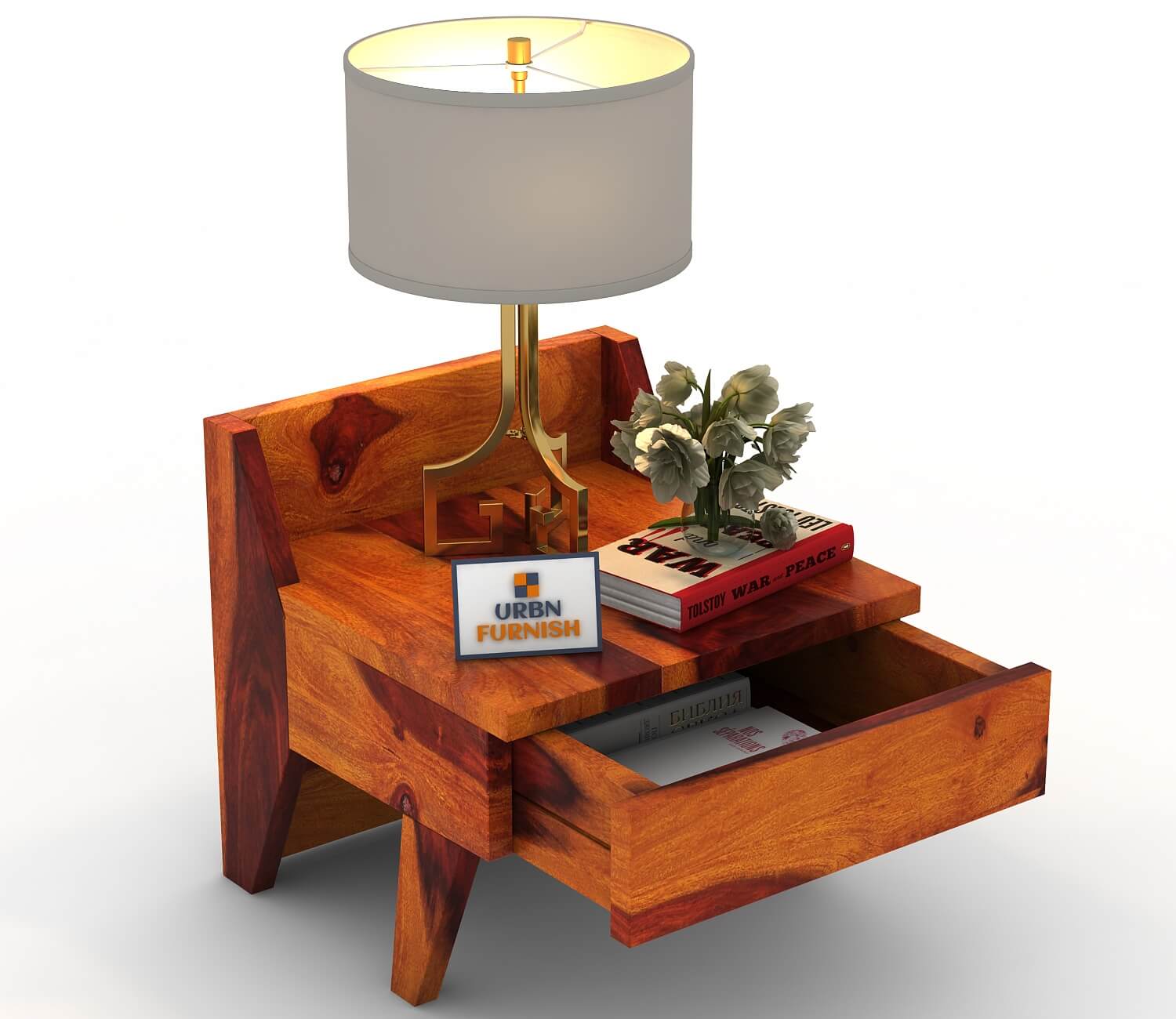 Douceur Bedside Table for Modern Bedroom Decor and Storage Solutions - Urbnfurnish
