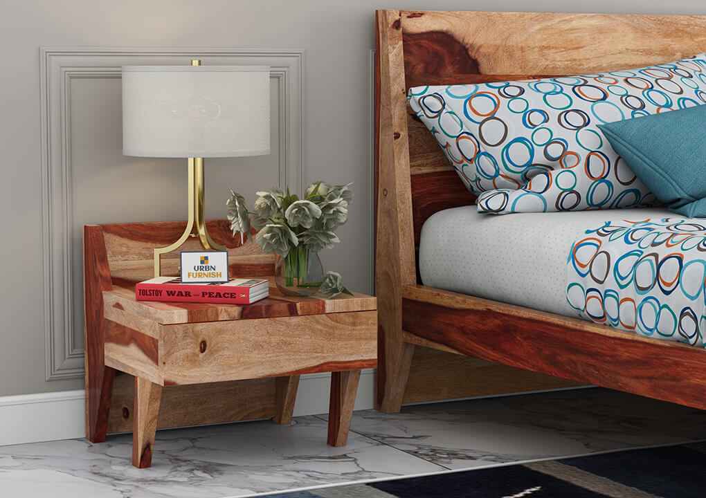 Douceur Bedside Table for Modern Bedroom Decor and Storage Solutions - Urbnfurnish