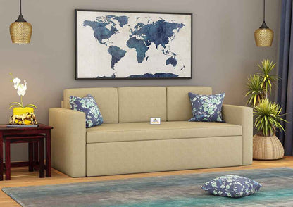 Capriccio Wooden Sofa Cum Bed - Urbnfurnish