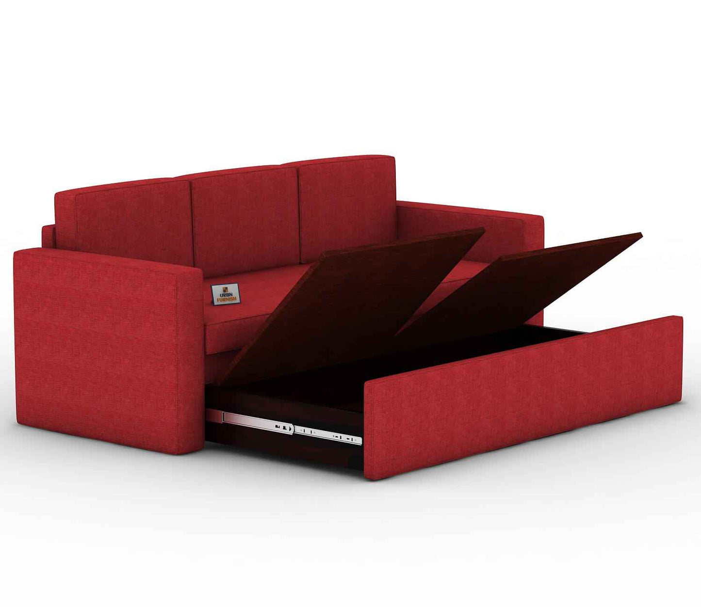 Capriccio Wooden Sofa Cum Bed - Urbnfurnish